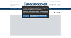 Desktop Screenshot of callegarogioielli.com