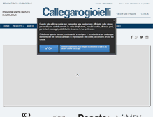 Tablet Screenshot of callegarogioielli.com